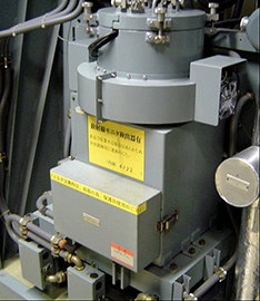 焼却炉放射線モニタの写真